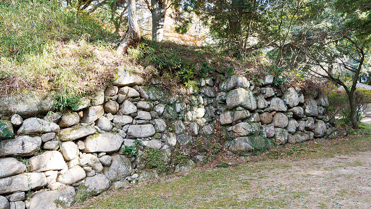 Fukuchi-jo Castle Ruins, a castle of Mie prefectural designated historic site