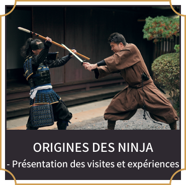 ORIGINES DES NINJA - Présentation des visites et expériences